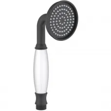 Душевая лейка Aquatek Классик AQ2008MB 76 мм, 1 режим, черный матовый
