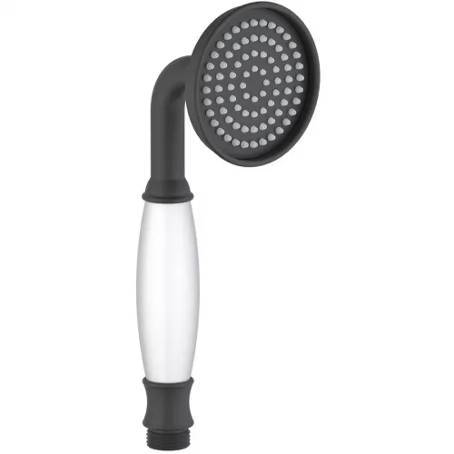 Душевая лейка Aquatek Классик AQ2008MB 76 мм, 1 режим, черный матовый