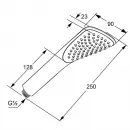 Душевая лейка Kludi Fizz 1S 676000500