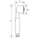 Душевая лейка Migliore Ricambi ML.RIC-33.107.CR