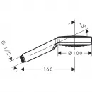 Ручной душ Hansgrohe Crometta 1jet, EcoSmart 9 л/мин 26333400