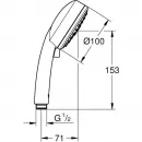 Ручной душ 100 мм Grohe Tempesta New Cosmopolitan 27572001