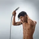 Ручной душ Hansgrohe Raindance Select 120 Air 3jet EcoSmart 9л/мин белый/хром 26521400