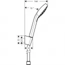 Душевой набор Hansgrohe Croma Select E 1jet/Port 26424400