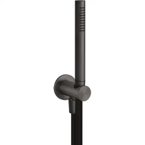 Душевой гарнитур Gessi Gessi316 54023#707 1 режим, черный хром матовый