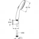 Душевой гарнитур Grohe Tempesta 27799003 2 режима, хром