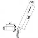 Душевой набор Paffoni Birillo ZDUP036HGSP