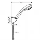 Душевой гарнитур Hansgrohe Crometta 85 27559000