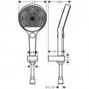 Душевой набор Hansgrohe Rainfinity 3jet 26852000