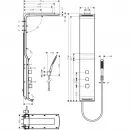 Душевая панель Hansgrohe Raindance Lift 27008000