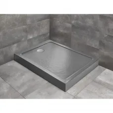 Акриловый поддон 100x80 см Radaway Doros F Compact Stone Anthracite SDRFP1080-05-64S
