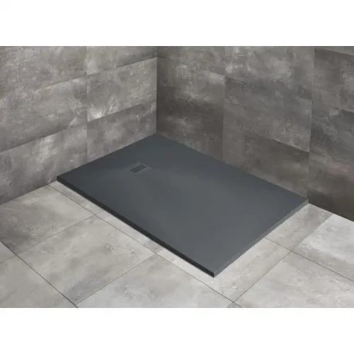 Душевой поддон из литьевого мрамора 150x90 см Radaway Kyntos F Anthracite HKF15090-64