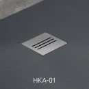 Душевой поддон из литьевого мрамора 150x90 см Radaway Kyntos F Anthracite HKF15090-64