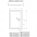 Акриловый поддон 120x80 см Radaway Doros D SDRD1280-01