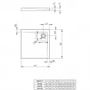 Акриловый поддон 100x100 см Radaway Argos C 4AC1010-01