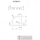 Акриловый поддон 100x100 см Radaway Patmos A 4S11155-03