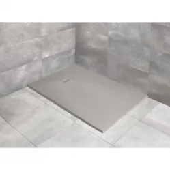 Душевой поддон из литьевого мрамора 140x90 см Radaway Kyntos F Cemento HKF14090-74