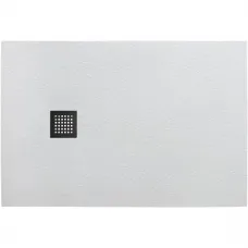 Душевой поддон BelBagno Uno TRAY-MR-UNO-AH-120/90-35-W-NO 120x90 см, из литьевого мрамора, прямоугольный, белый