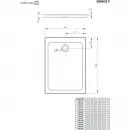 Душевой поддон Radaway Doros F Stone Cashmere SDRF1270-01-84S 120x70 см, акриловый, прямоугольный, кашемир