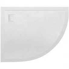 Душевой поддон BelBagno Uno TRAY-MR-UNO-RH-120/90-550-35-W-L-BO 120x90 см L, из литьевого мрамора, асимметричный, белый