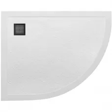 Душевой поддон BelBagno Uno TRAY-MR-UNO-RH-120/90-550-35-W-L-NO 120x90 см L, из литьевого мрамора, асимметричный, белый