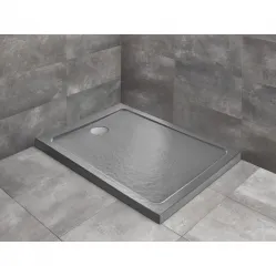 Акриловый поддон 100x70 см Radaway Doros F Stone Anthracite SDRF1070-01-64S