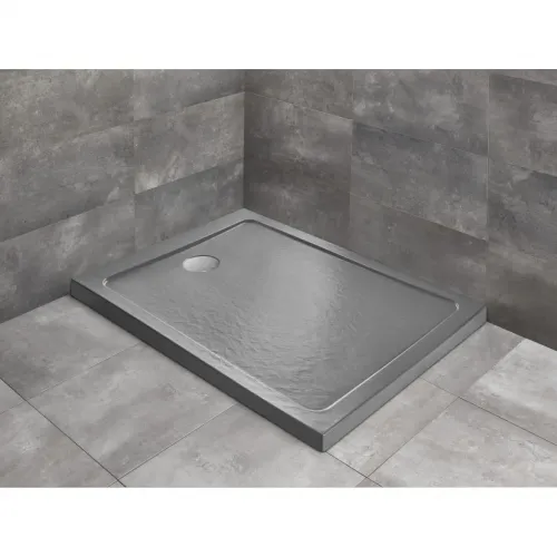 Акриловый поддон 100x70 см Radaway Doros F Stone Anthracite SDRF1070-01-64S