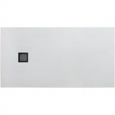 Душевой поддон BelBagno Uno TRAY-MR-UNO-AH-170/80-35-W-NO 170x80 см, из литьевого мрамора, прямоугольный, белый