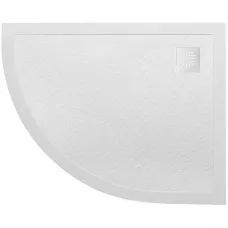 Душевой поддон BelBagno Uno TRAY-MR-UNO-RH-120/90-550-35-W-R-BO 120x90 см R, из литьевого мрамора, асимметричный, белый