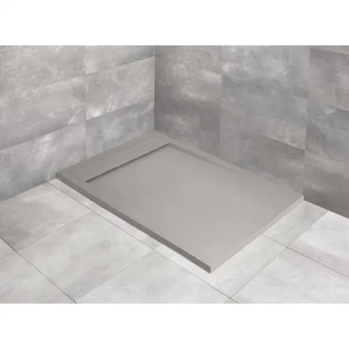 Душевой поддон из литьевого мрамора 150x80 см Radaway Teos F Cemento HTF15080-74