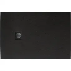 Душевой поддон BelBagno Uno TRAY-MR-UNO-AH-120/80-35-NERO-NO 120x80 см, из литьевого мрамора, прямоугольный, черный матовый