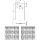 Душевой поддон из литьевого мрамора 150x90 см Radaway Kyntos F Black HKF15090-54