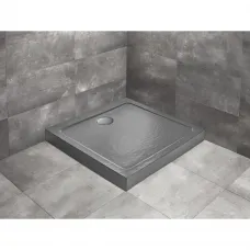 Акриловый поддон 100x100 см Radaway Doros C Compact Stone Anthracite SDRC1010-05-64S