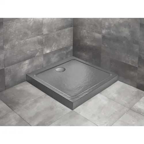 Акриловый поддон 100x100 см Radaway Doros C Compact Stone Anthracite SDRC1010-05-64S