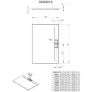 Душевой поддон из литьевого мрамора 100x80 см Radaway Giaros D MKGD1080-03