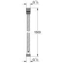 Душевой шланг Grohe Rotaflex 28417EN0 150 см, никель матовый