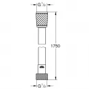 Душевой шланг Grohe Relexaflex 28154002 175 см, серебряный