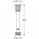 Душевой шланг Grohe Relexaflex 28151L01 150 см, белый