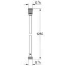 Душевой шланг Grohe Silverflex 28362DC1 125 см, суперсталь