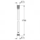 Душевой шланг Grohe Silverflex 28388DC1 175 см, суперсталь