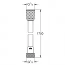 Душевой шланг Grohe Relexaflex 28154001 175 см, серебряный