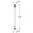 Душевой шланг Grohe Silverflex 28388KF1 175 см, черный матовый
