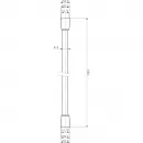 Душевой шланг Cezares CZR-FMD-180-01 180 см, серебряный