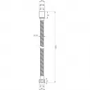 Душевой шланг Cezares CZR-FMM-180-NOP 180 см, черный матовый