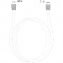 Душевой шланг Wonzon & Woghand WW-RG01-1800-MW 180 см, белый матовый