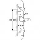 Штанга для душа 900 мм Grohe Relexa Lift 28660000