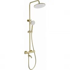 Душевая система Wonzon & Woghand WW-B3047-A1-BG 230 мм, с термостатом, золотой матовый