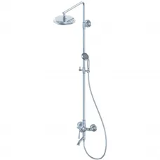 Душевая система Wonzon & Woghand Steam WW-88739008-CR 228 мм, со смесителем, хром