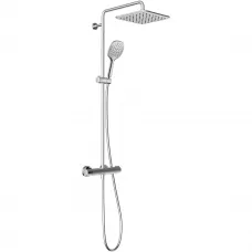 Душевая система Jacob Delafon Atom E36125-CP 250 мм, с термостатом, хром