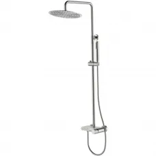 Душевая система Boheme Stick Spirale 128-NB.4 300 мм, со смесителем, никель матовый
